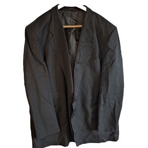 Vintage Wool Suit Coat Mens By Roma Tailors Grey